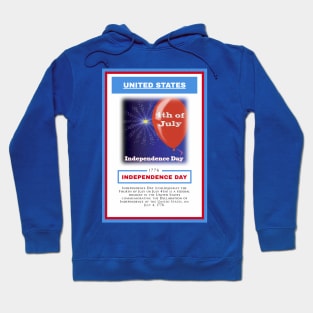 Independence Day - United States - For 4th of july - Print Design Poster - 17062015 Hoodie